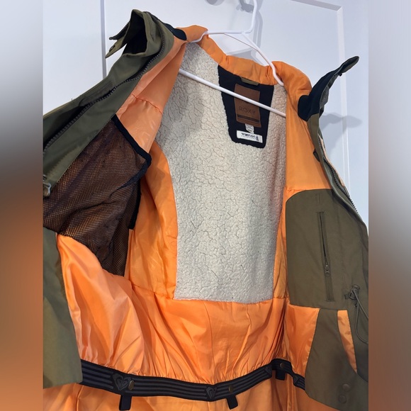 Green Roxy Winter Coat - Small - Picture 3 of 5